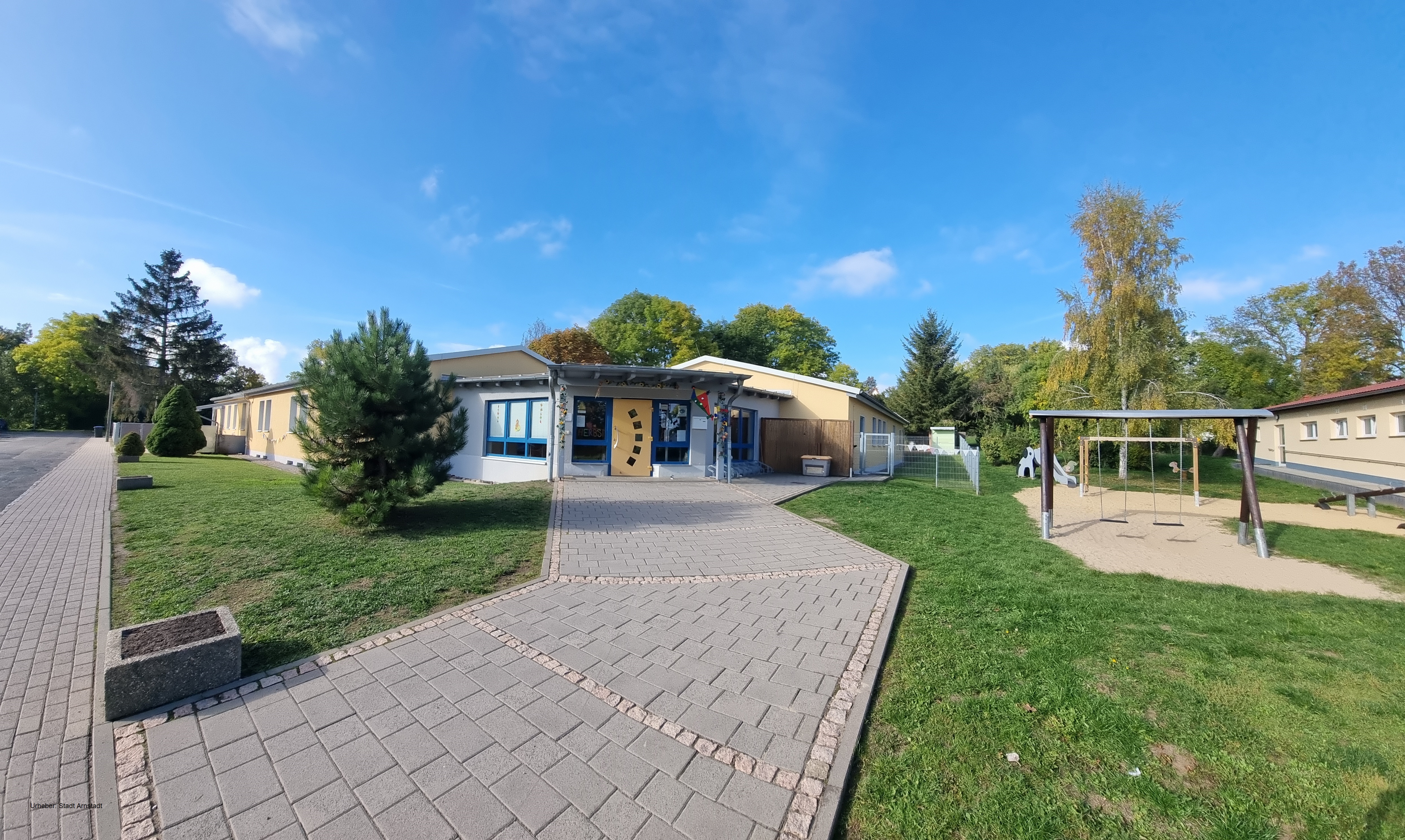 Das Foto zeigt die Kita in Marlishausen