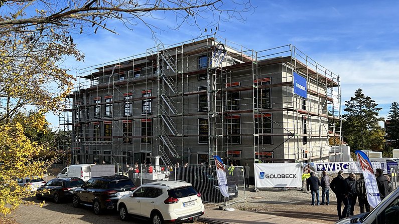 Der WBG-Neubau in der Professor-Papst-Straße