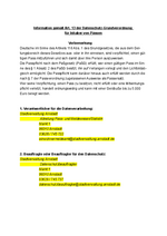 Information bei der Erhebung von personenbezogenen Daten, Art. 13 DS-GVO