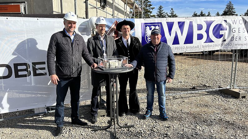 Frank Spilling, Dirk Heinrich, Sebastian Obfolter und Detlef Möller (v.l.n.r.)